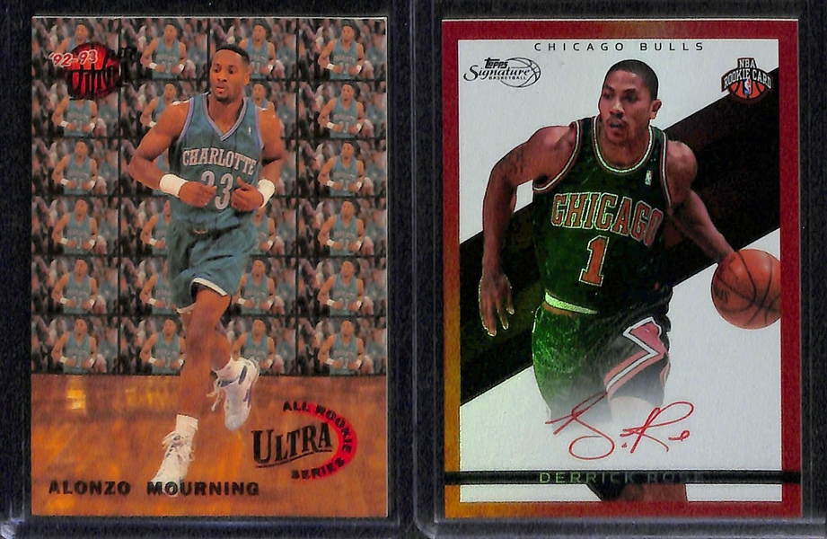 Lot Of 8 Basketball Autograph/Relic/Parallel Cards w. David Robinson