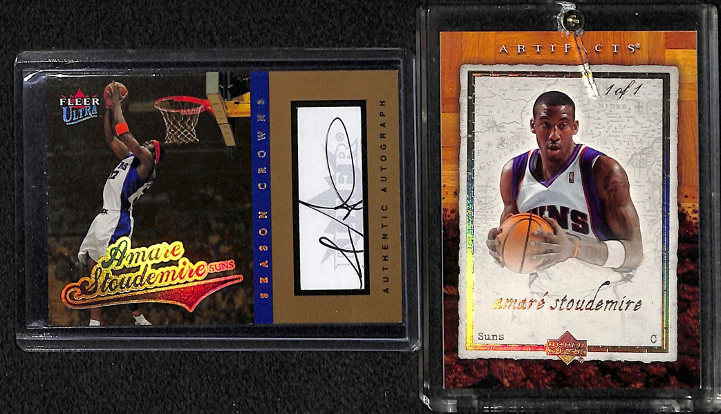 Lot Of 9 Basketball Autograph & Relic Cards w. LeBron RC Jersey