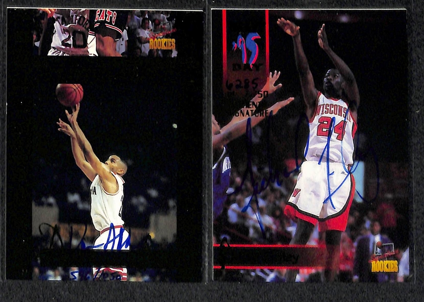 Lot Of 50 Basketball Autograph Cards 