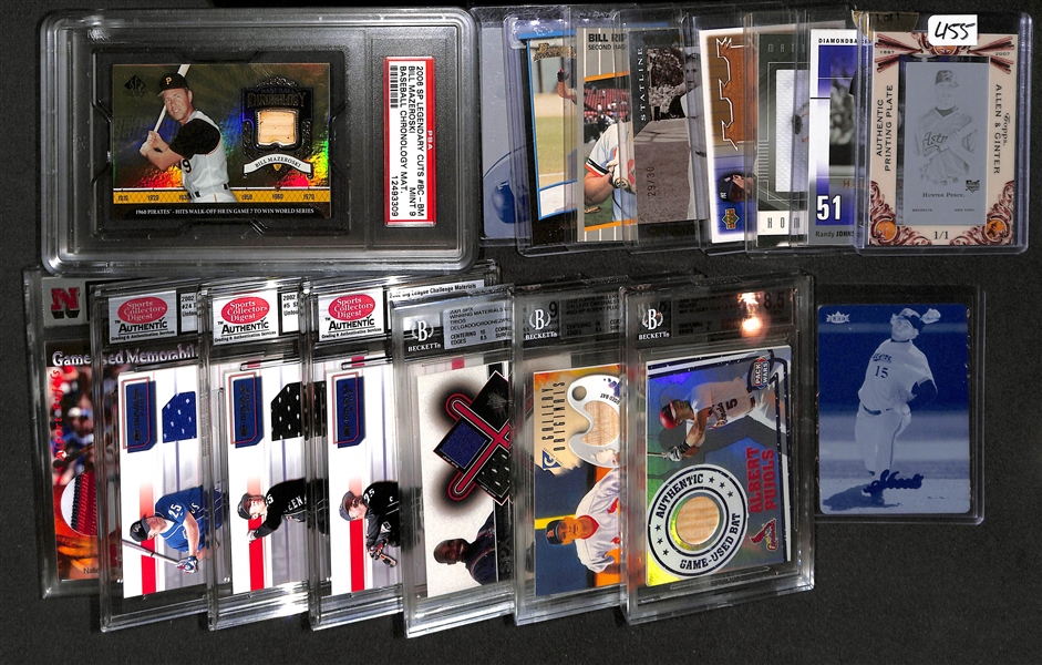 Lot Of 17 Premium Baseball Cards w. Hunter Pence 1/1