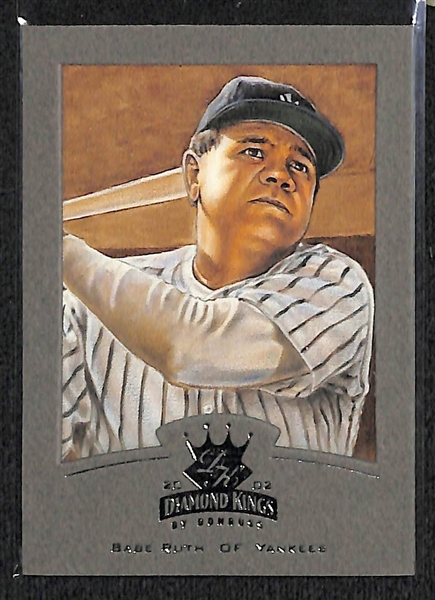 Lot Of 28 Baseball Inserts & Numbered Cards w. Ruth