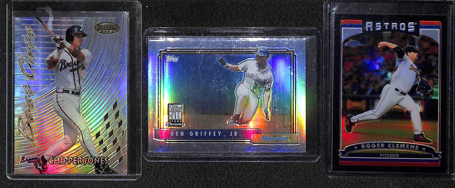 Lot Of 17 Baseball Stars Refractor Cards w. Clemens /69
