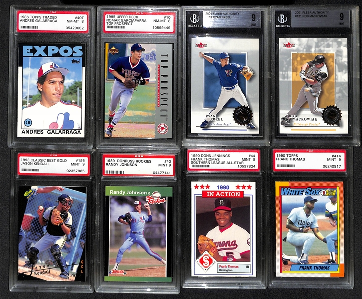 Lot Of 42 Baseball Graded Cards w. Mantle TCMA