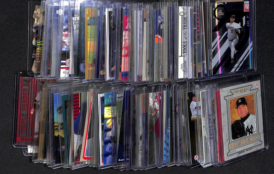 Lot Of 85 Roger Clemens Cards w. Inserts & Numbered Cards Throughout