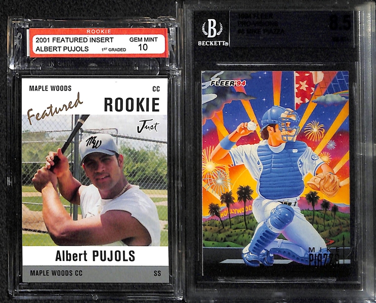 Lot Of 37 Baseball Graded Cards w. Wieters Autograph Card