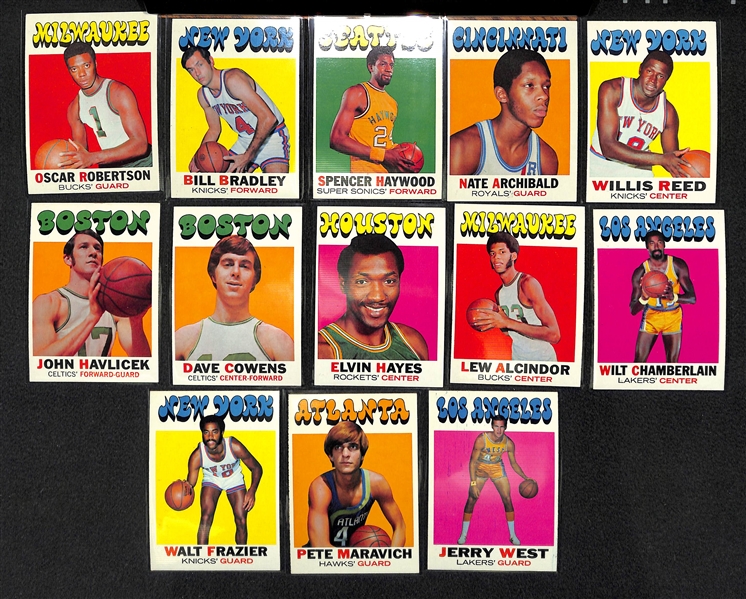 1971-72 Topps Basketball First Series Complete 144 Card Set - NM to Mint Right From Vending Boxes!