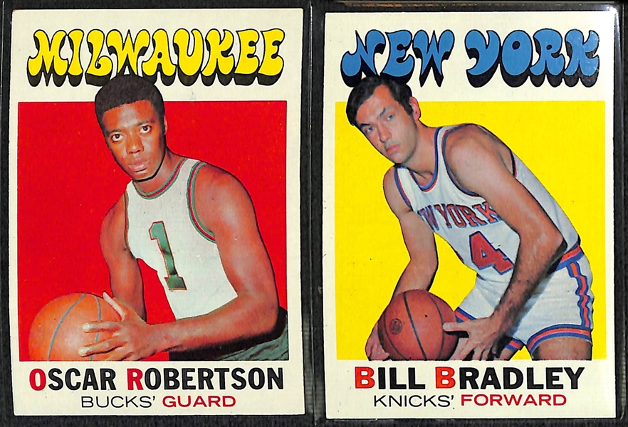 1971-72 Topps Basketball First Series Complete 144 Card Set - NM to Mint Right From Vending Boxes!