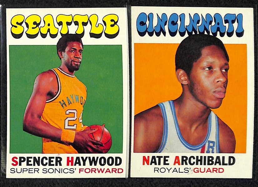 1971-72 Topps Basketball First Series Complete 144 Card Set - NM to Mint Right From Vending Boxes!