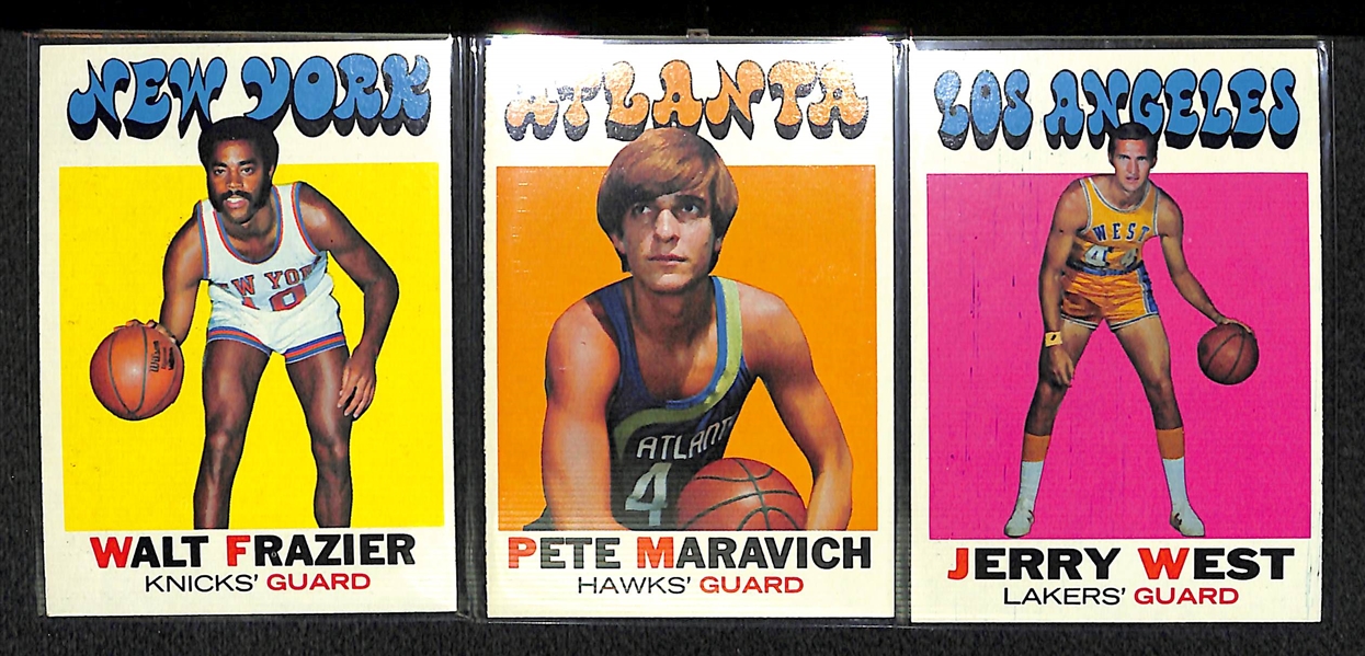 1971-72 Topps Basketball First Series Complete 144 Card Set - NM to Mint Right From Vending Boxes!