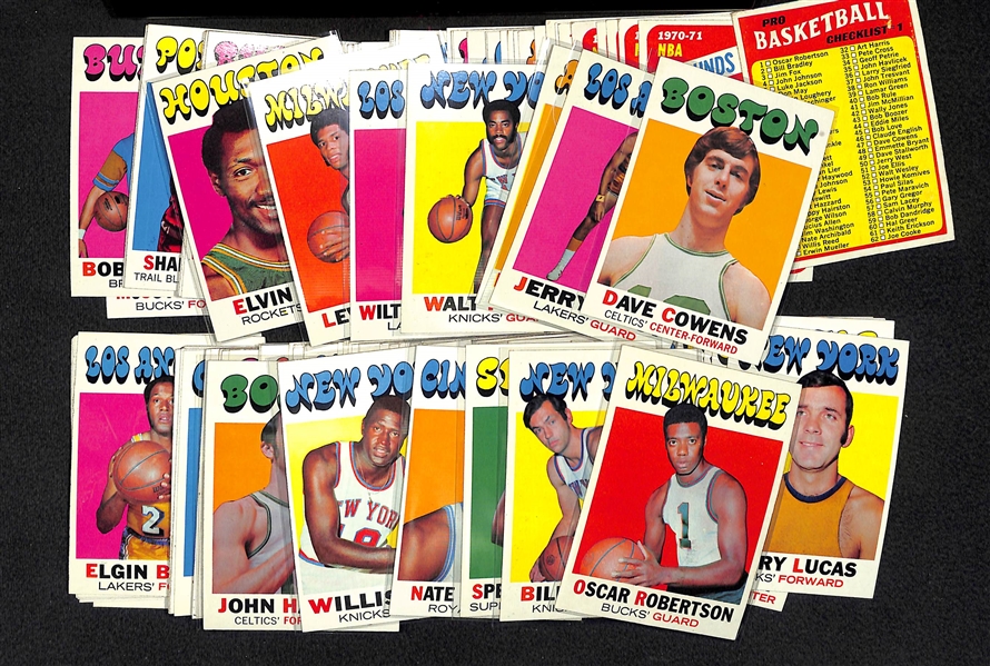 1971-72 Topps Basketball First Series Complete 144 Card Set - NM to Mint Right From Vending Boxes!