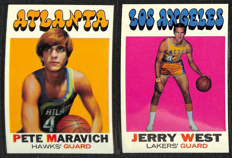 1971-72 Topps Basketball First Series Complete 144 Card Set - NM to Mint Right From Vending Boxes!