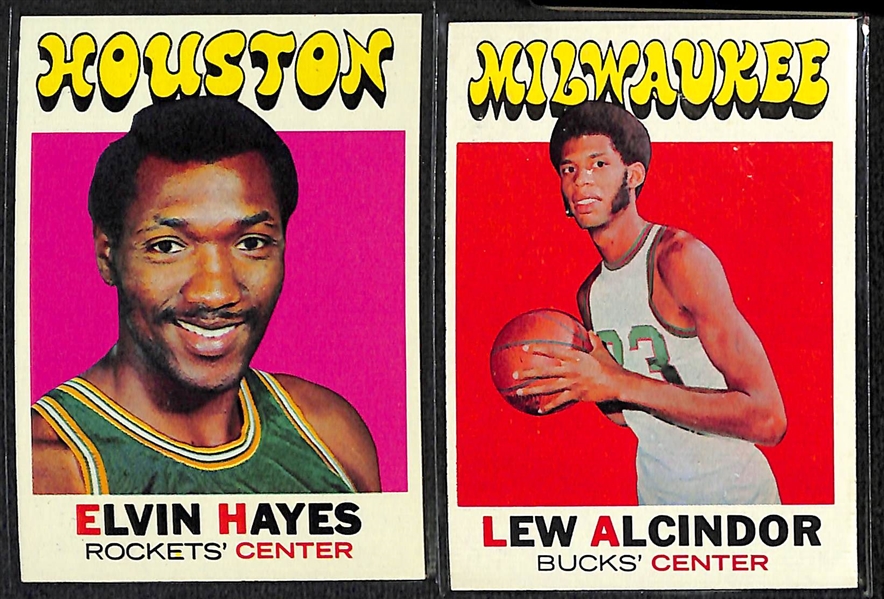 1971-72 Topps Basketball First Series Complete 144 Card Set - NM to Mint Right From Vending Boxes!