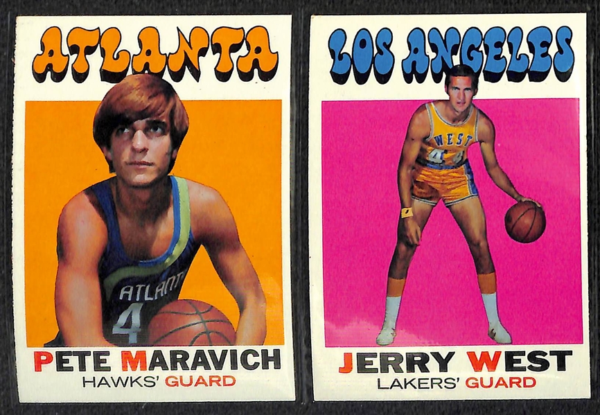 1971-72 Topps Basketball First Series Complete 144 Card Set - NM to Mint Right From Vending Boxes!