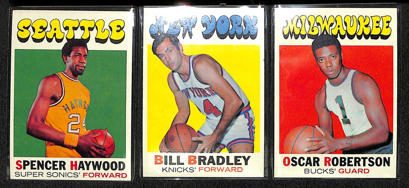 1971-72 Topps Basketball First Series Complete 144 Card Set - NM to Mint Right From Vending Boxes!