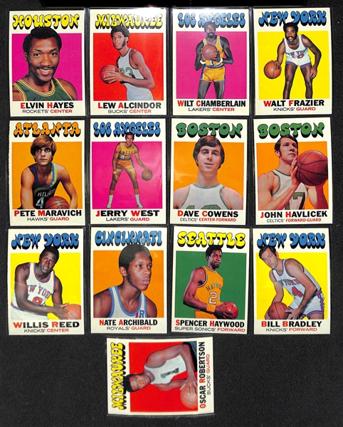 1971-72 Topps Basketball First Series Complete 144 Card Set - NM to Mint Right From Vending Boxes!