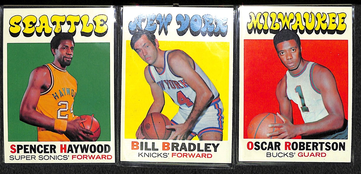 1971-72 Topps Basketball First Series Complete 144 Card Set - NM to Mint Right From Vending Boxes!
