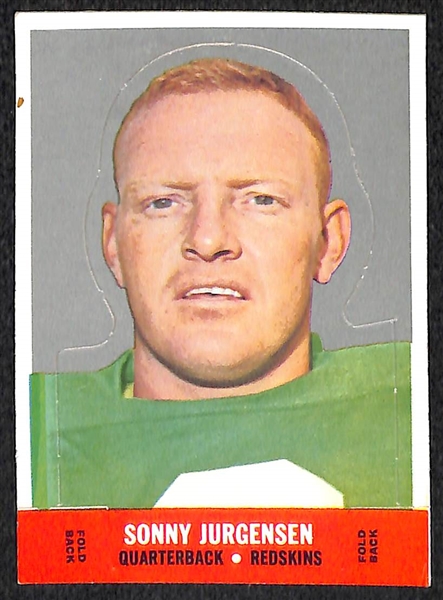 1968 Topps Football Stand-Up Card Set w. Namath