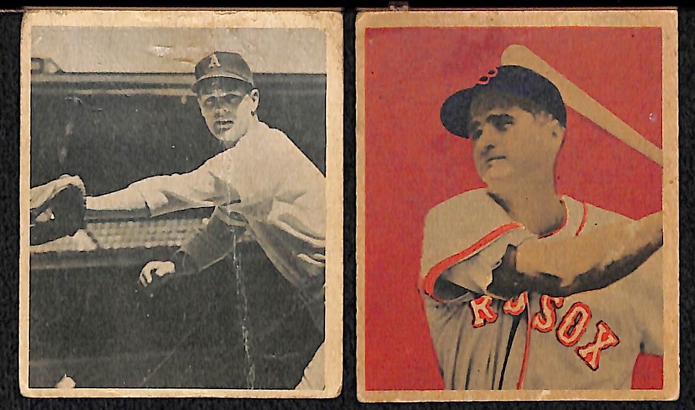 Lot of 17 Vintage Cards from 1933-1949 - Goudey, Play Ball, Bowman w. Pepper Martin