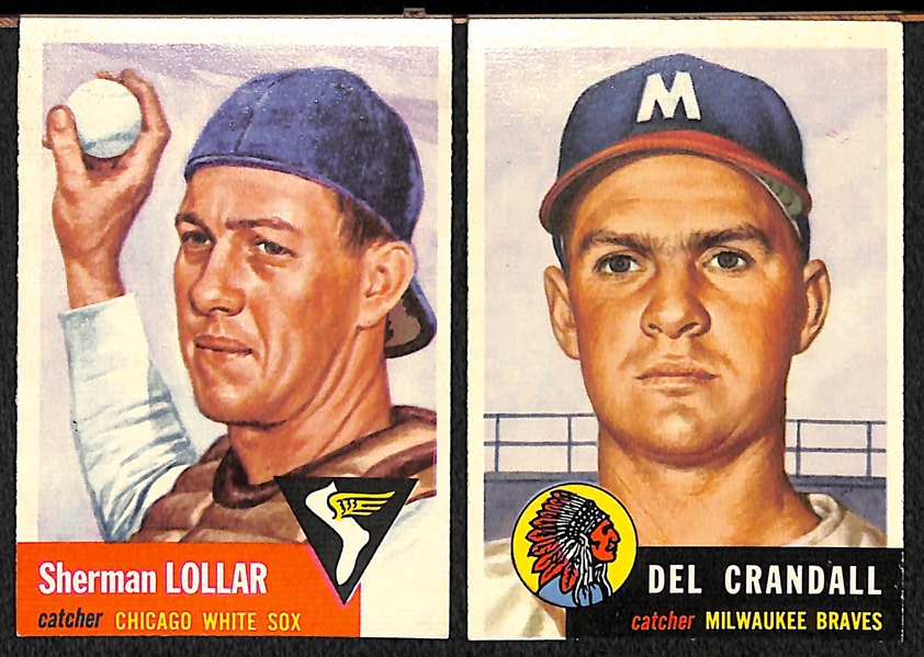 Lot of 150 Assorted 1953 Topps Cards w. Johnny Mize