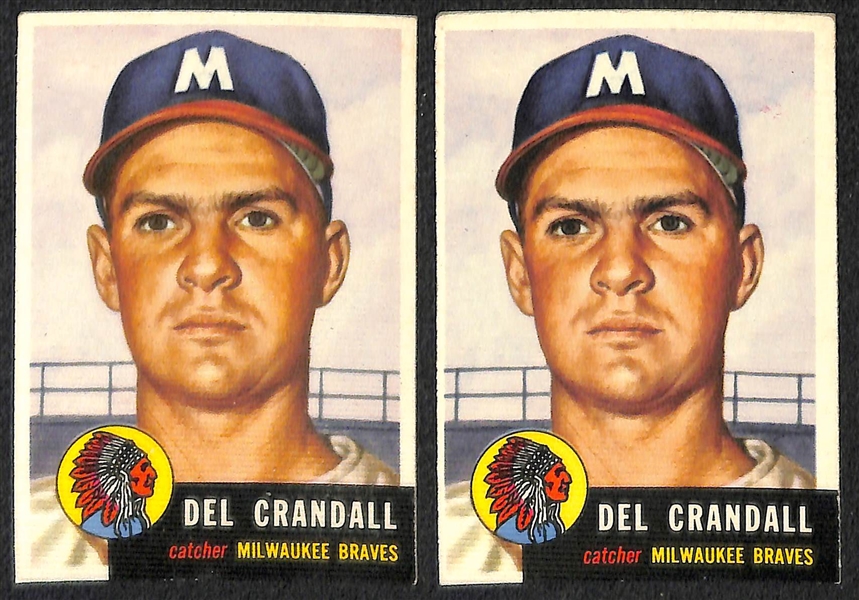 Lot of 150 Assorted 1953 Topps Cards w. Johnny Mize