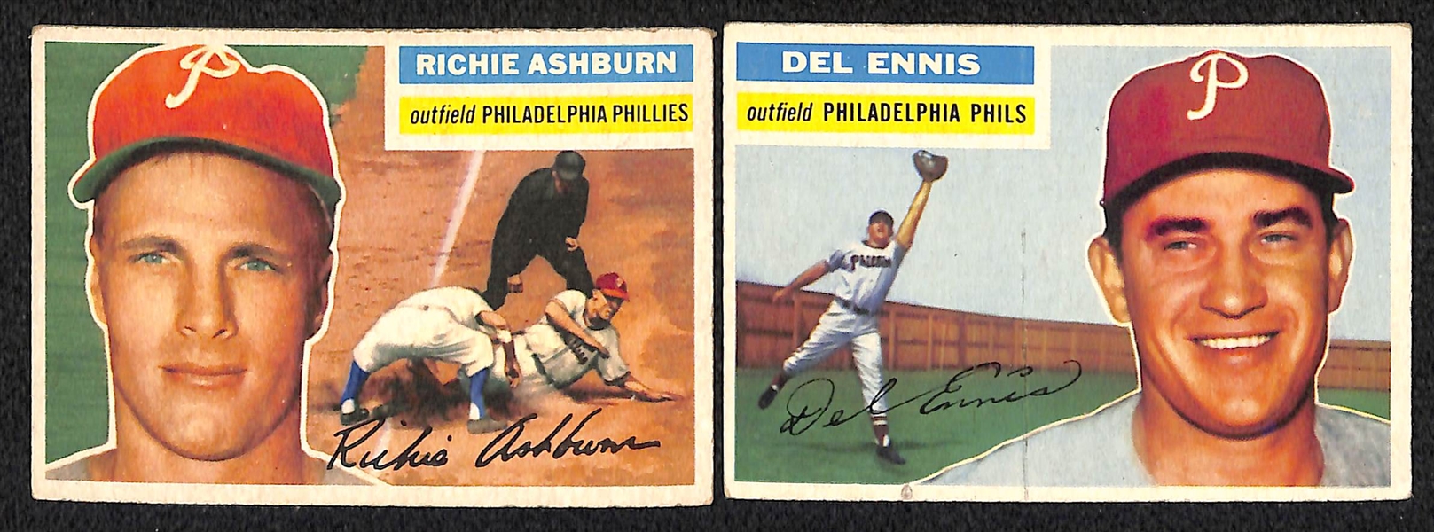 Lot of 31- 1956 Topps Baseball Cards w. Ted Kluszewski
