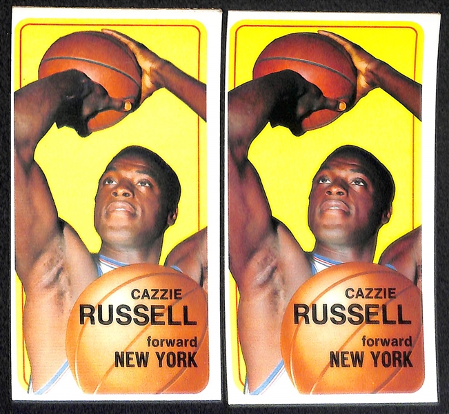Lot of 400+ Assorted 1970-71 Topps Basketball Cards w. Original Wax Box (Empty)