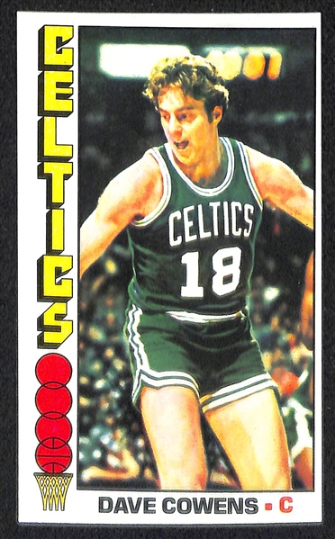 Lot of 100+ Assorted 1976-77 Topps Basketball Cards Loaded with Super Stars in EX+ to Near Mint Condition