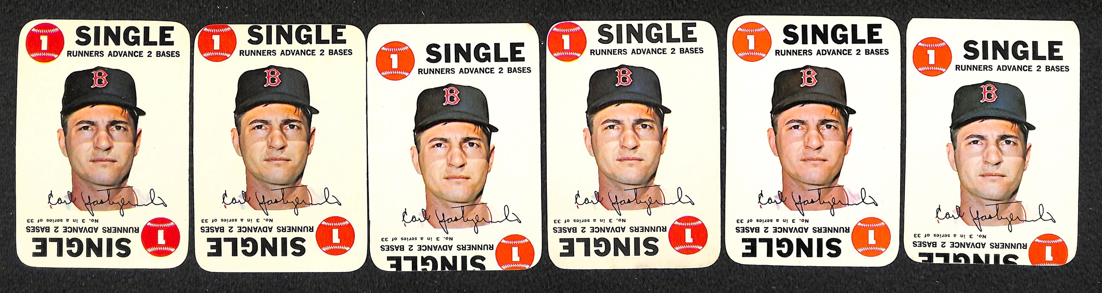 Lot of 200+ Assorted Cards of 1968 Topps Game Cards w. a 1968 Topps Third Series Empty Wax Box