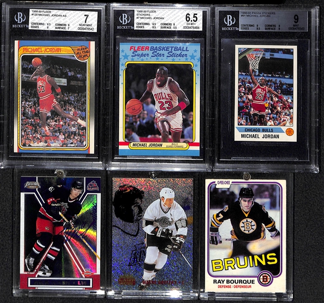 Mixed Sports Card Lot w. Michael Jordan - BVG