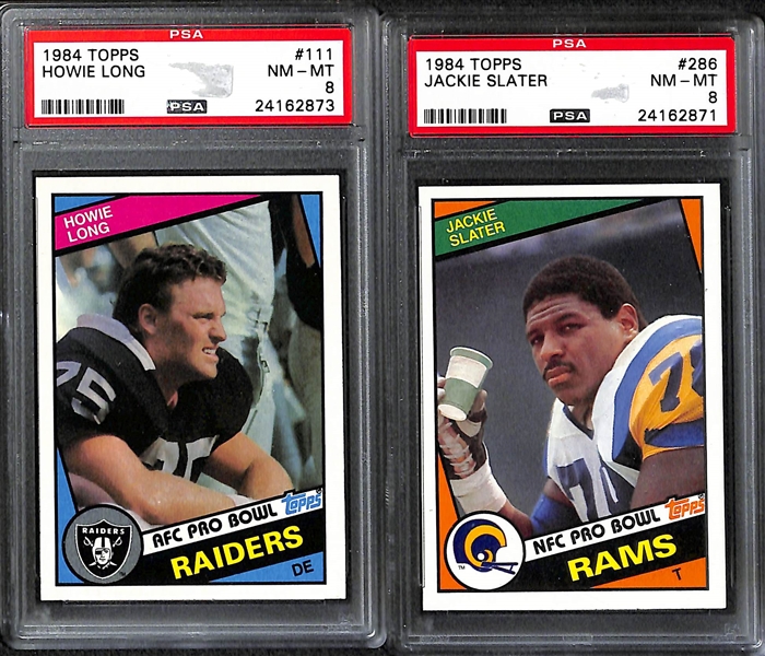 Lot of 11 Football Rookie Cards 1970s-1990s - All Graded PSA