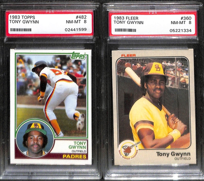 Lot of 9 Graded Rookie Cards From the Early 1980s w. Henderson