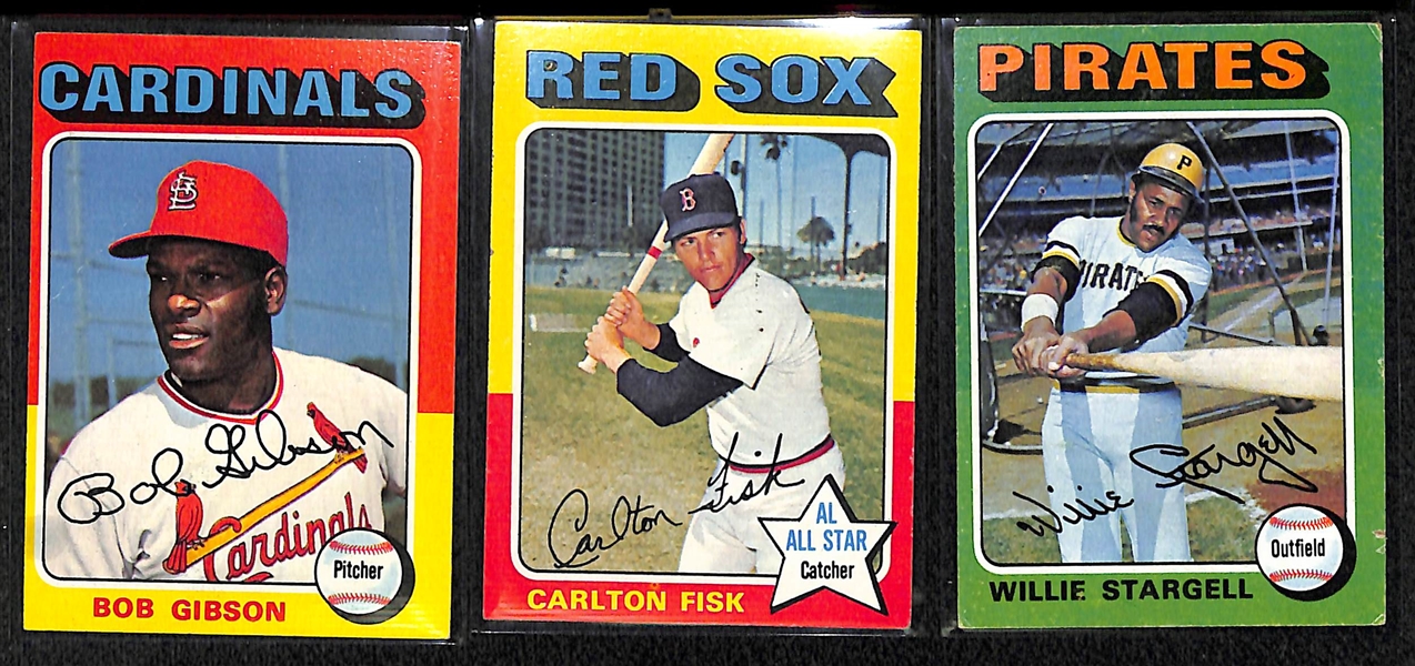1300+ Different Topps Baseball Cards from 1975-1979