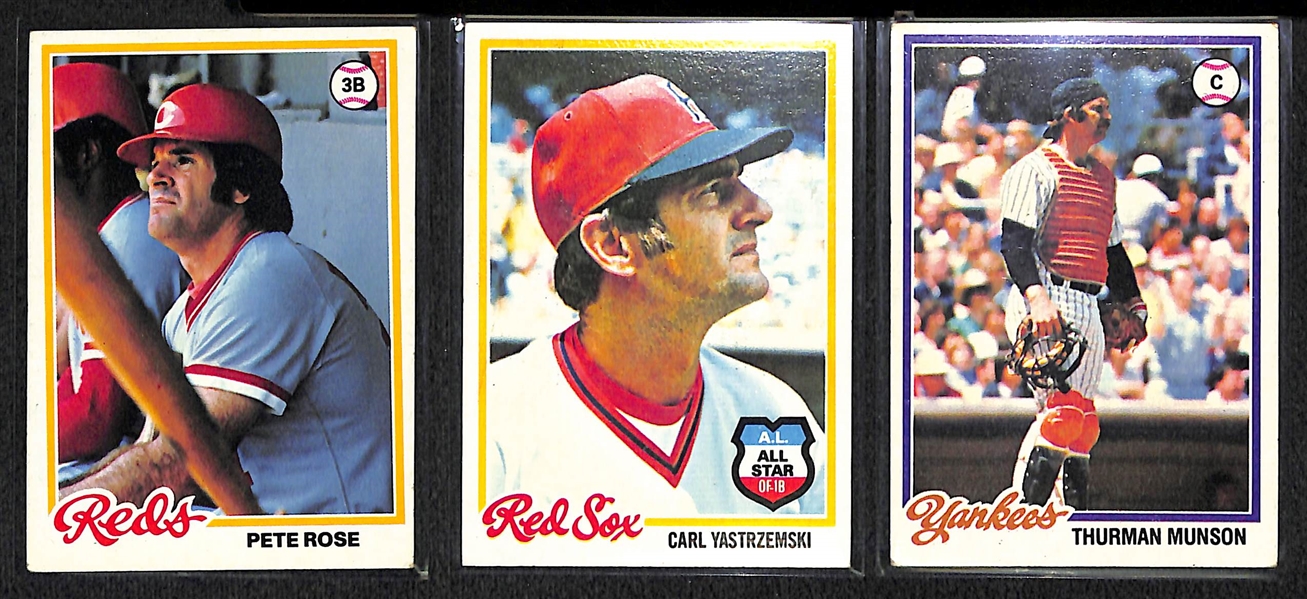1300+ Different Topps Baseball Cards from 1975-1979