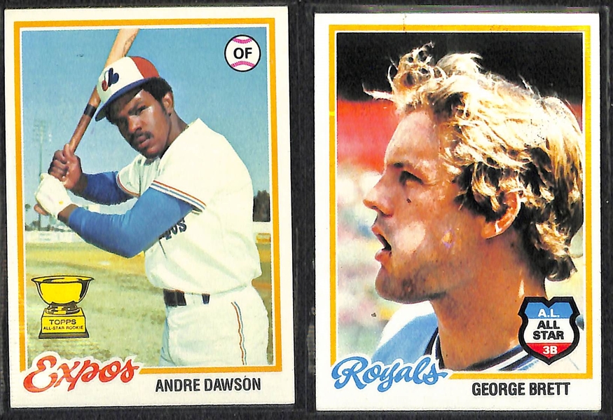 1300+ Different Topps Baseball Cards from 1975-1979