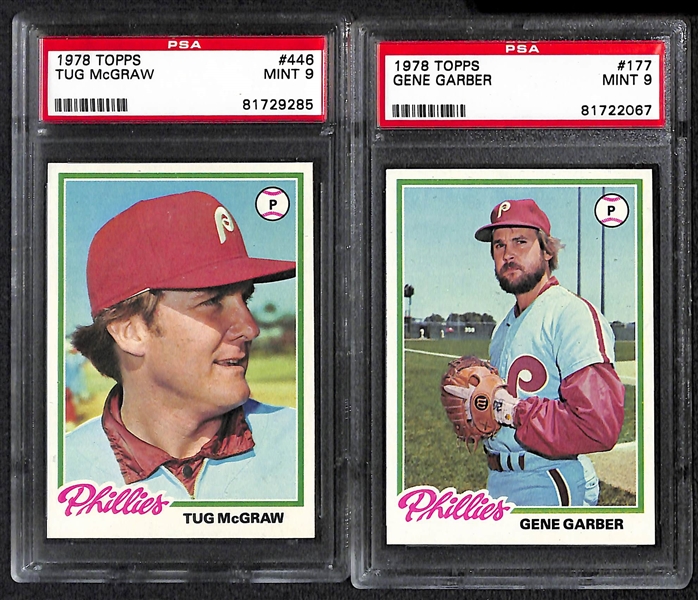 Lot of 80 - 1978 Topps Graded Baseball Cards - All PSA 9s!