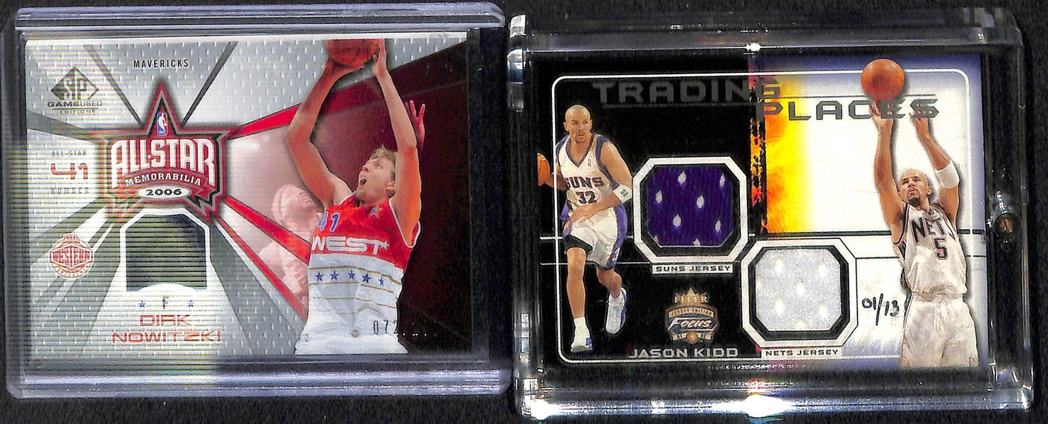 Lot of 63 Basketball Relic Cards w. McGrady