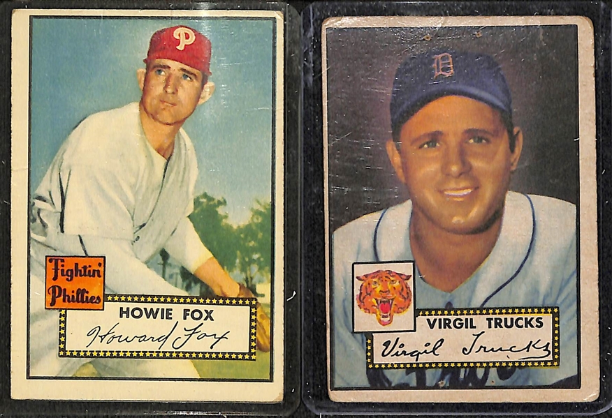 Lot of 10 Baseball Cards from 1940-1953 w. Larry Doby