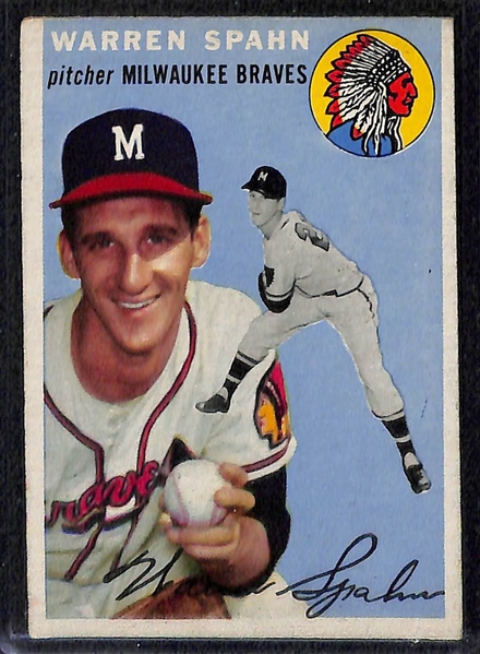 Lot of 18 1954 Topps Baseball Cards w. Phil Rizzuto