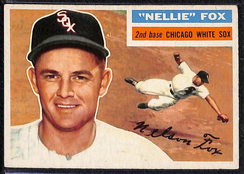 Lot of 21 1955-56 Topps Baseball Cards w. Eddie Mathews