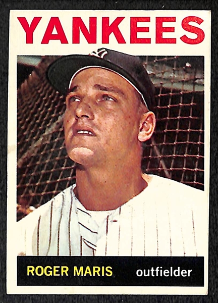 Lot of 47 1964 Topps Baseball Cards w. Roger Maris