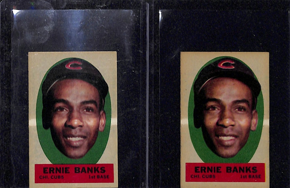 Lot of 15 1963 Topps Peel Offs w. Mickey Mantle BVG 7