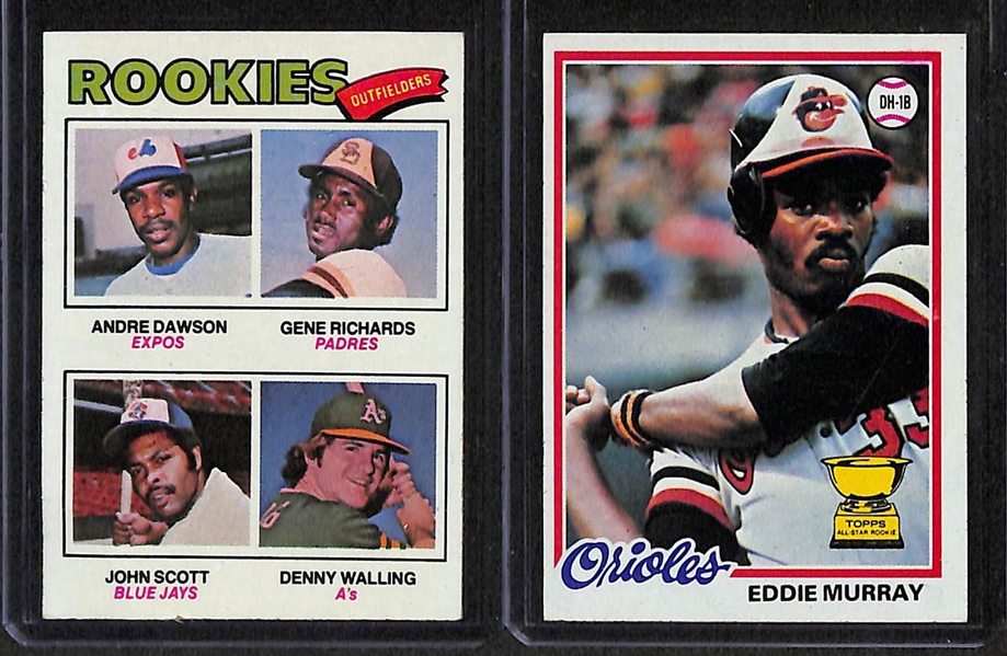 Lot Of 8 Baseball Rookies 1977-82 w. Ripken