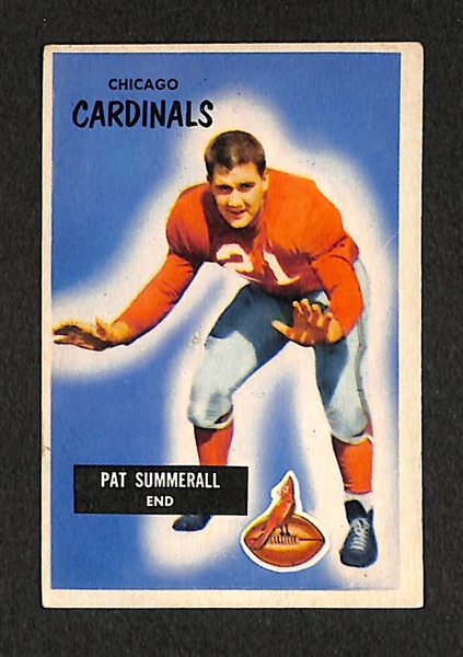 Lot Of 19 1955 Bowman Football Cards w. Van Brocklin