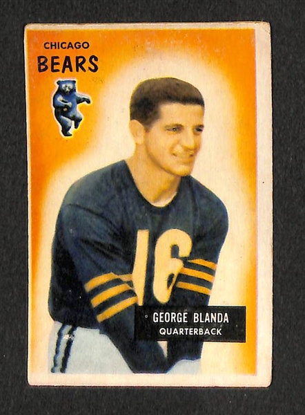 Lot Of 19 1955 Bowman Football Cards w. Van Brocklin