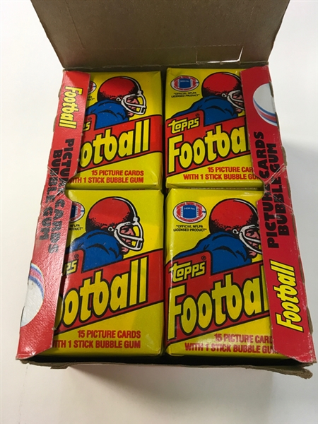 1981 Topps Football Unopened Wax Box