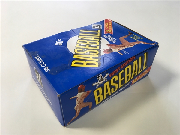 1981 Donruss Baseball Unopened Wax Box