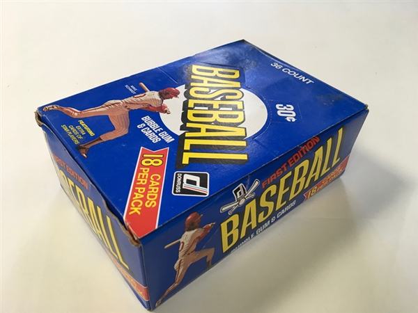 1981 Donruss Baseball Unopened Wax Box