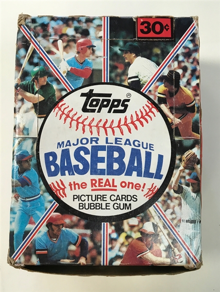 1981 Topps Baseball Wax Box - Missing 1 Pack