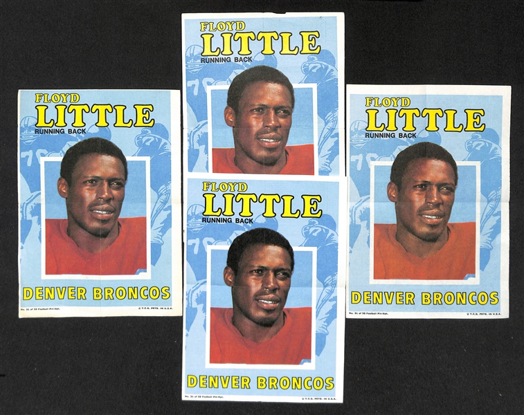 Lot Of Topps Baseball & Football Posters w. Unitas