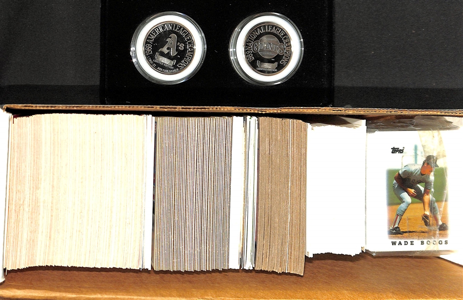 1969 World Series Giants vs. A's Silver 2-Coin Set (.999 each)  w. Card Box